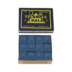 Billard Kreide Triangle Blau 12er Pack